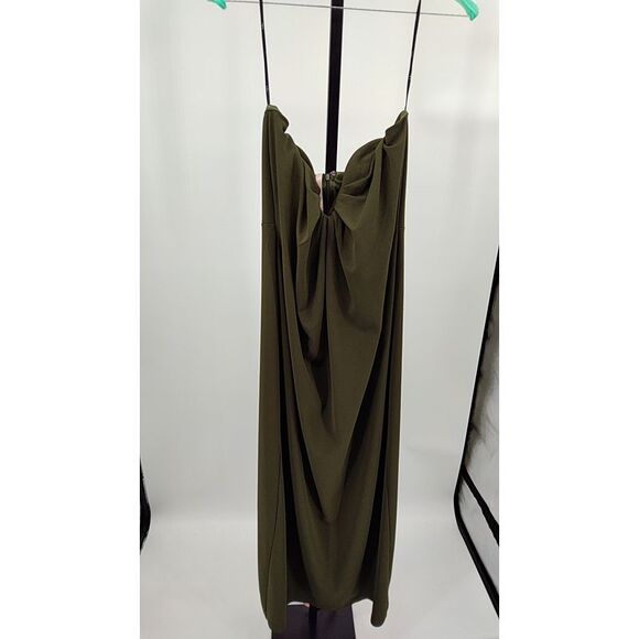 Lulus Dresses & Skirts - Lulus Memorable Entrance Strapless Satin Maxi Green Dress L